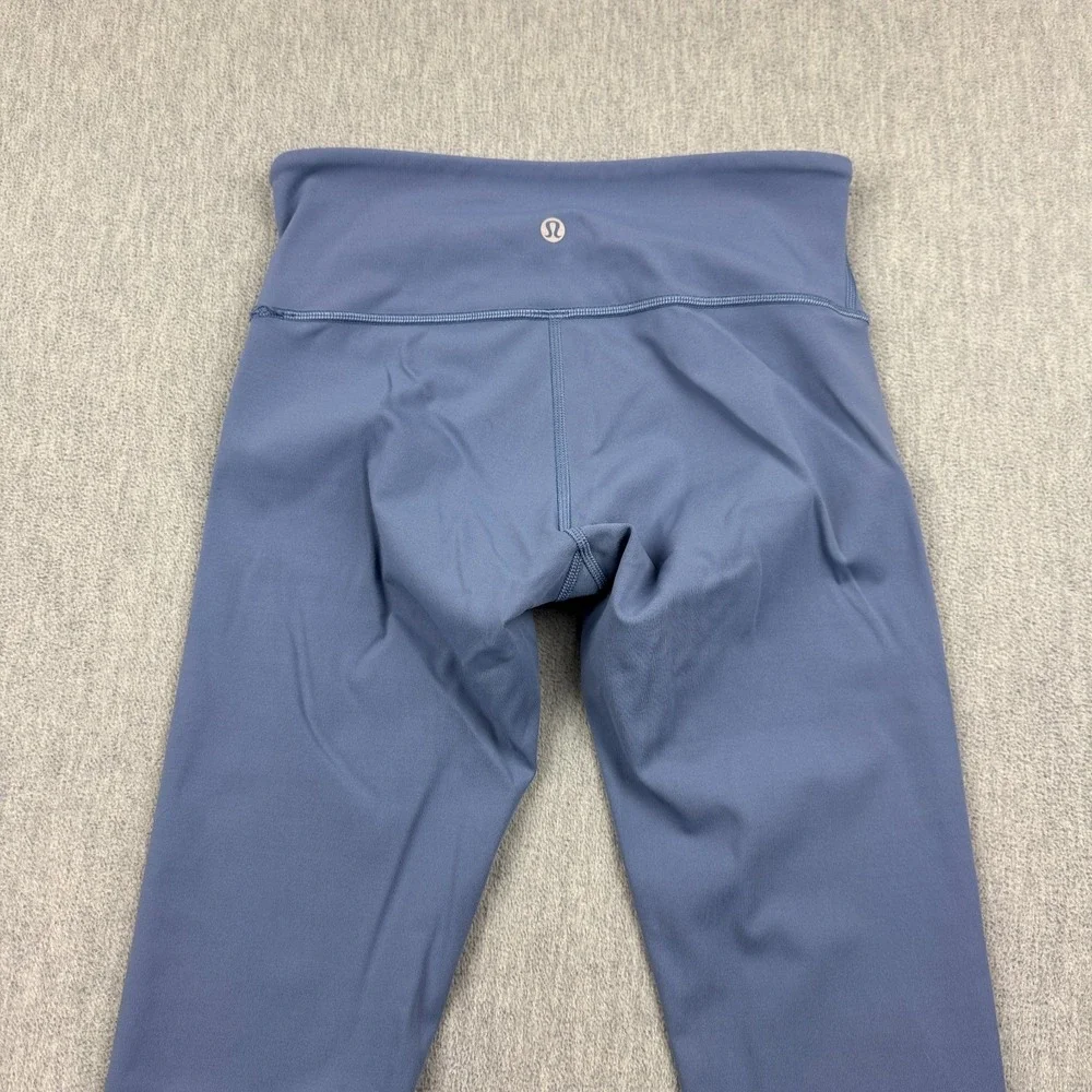 Lululemon Leggings Womens 4 Blue Wunder Under Crop III 22